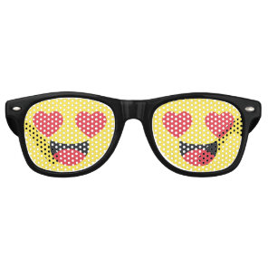 Heart Eyes Emoji  Retro Sunglasses