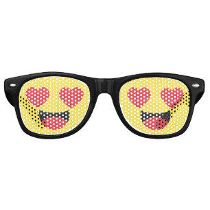 Heart Eyes Emoji  Retro Sunglasses