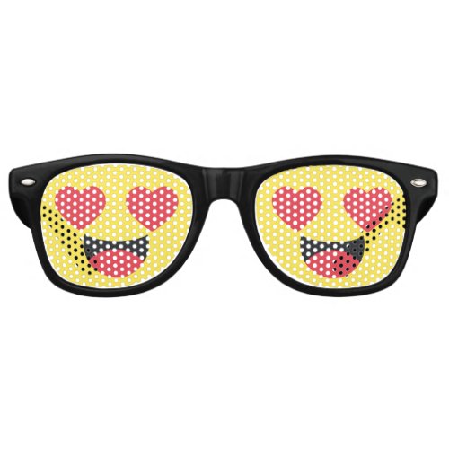 Heart Eyes Emoji  Retro Sunglasses