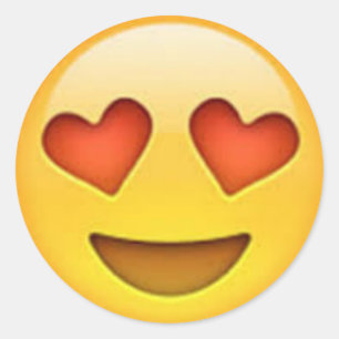 Heart eyes Emoji sticker