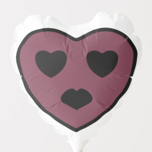 Heart Face Pout Balloon