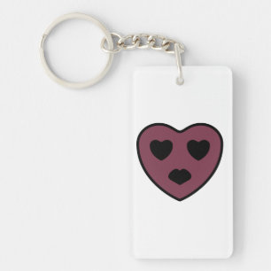 Heart Face Pout Keychain
