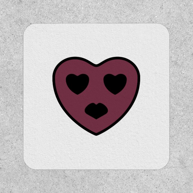 Heart Face Pout Patch (Front)