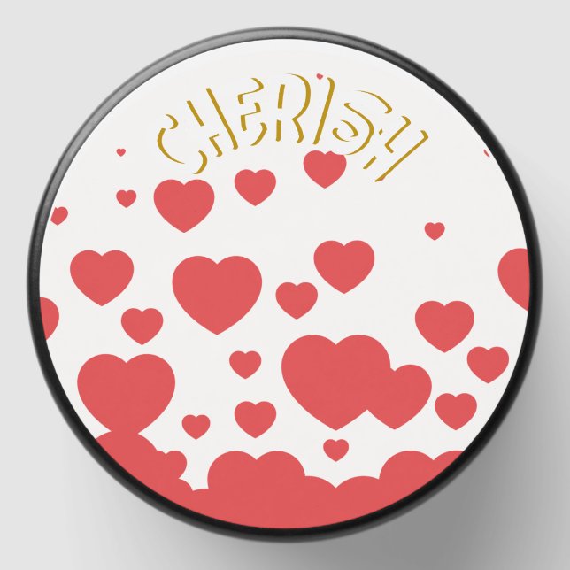 Heart Fall Cherish Mini Candle Favors  (Front)