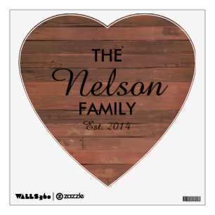 Heart Family Wall Decal