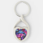 Heart Fancy Mosaic Keychain 