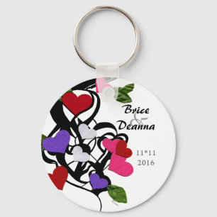 Heart Felt Wedding Favor Keychain