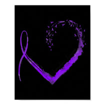 Heart Fibromyalgia Awareness Poster