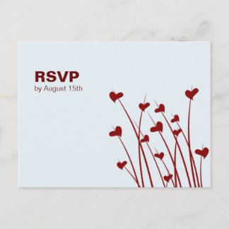 Heart Fields Sweetness Reply Card