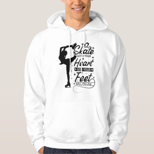 Heart Figure Skating Hoodie