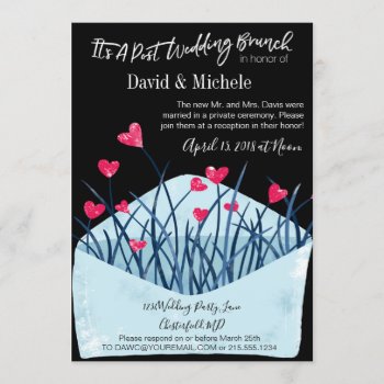 Heart Filled Invitation Wedding Brunch Party by PetitePaperie at Zazzle