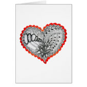 Heart Fire Red Doodle (Front)