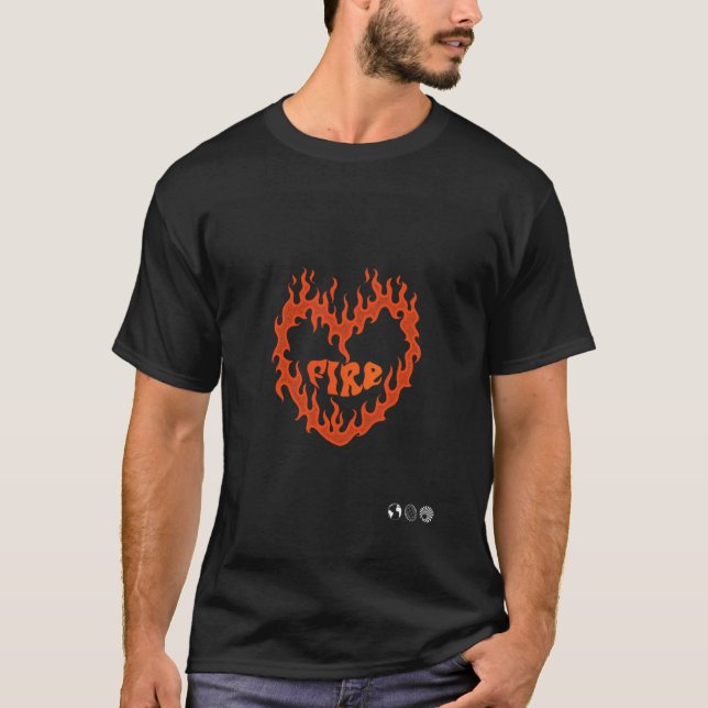 heart fire shirt (Front)