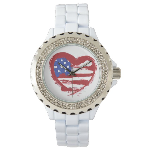 heart flag watch (Front)