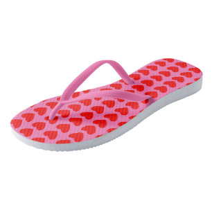 Heart Flip Flops