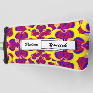 Heart Flowers by Kenneth Yoncich Golf Head Cover