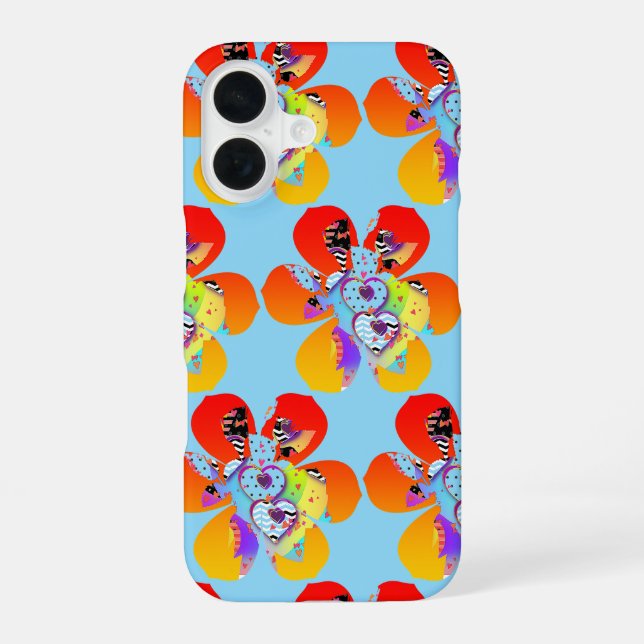 Heart Flowers  Iphone Case (Back)
