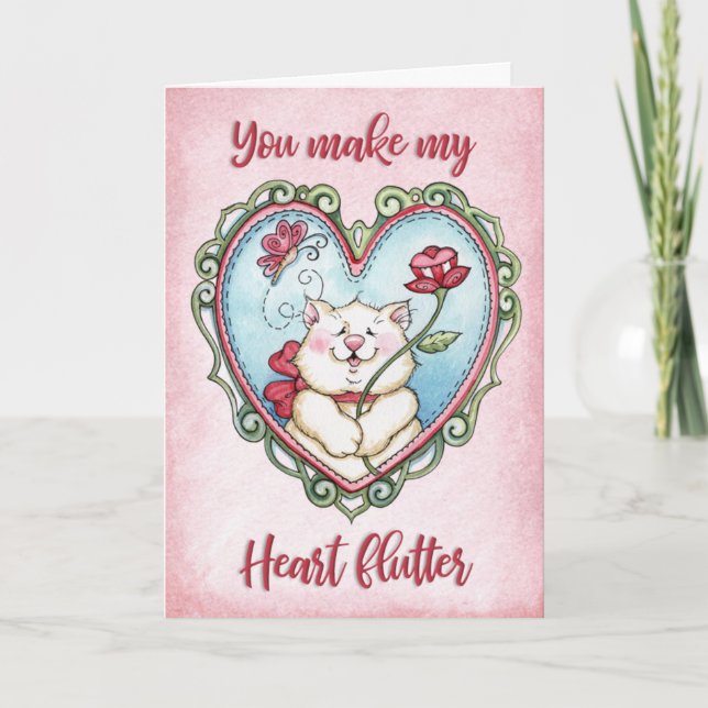 Heart Flutter Card (Front)