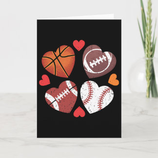 Heart Footll Sketll Sell Valentine’s Day Style Card
