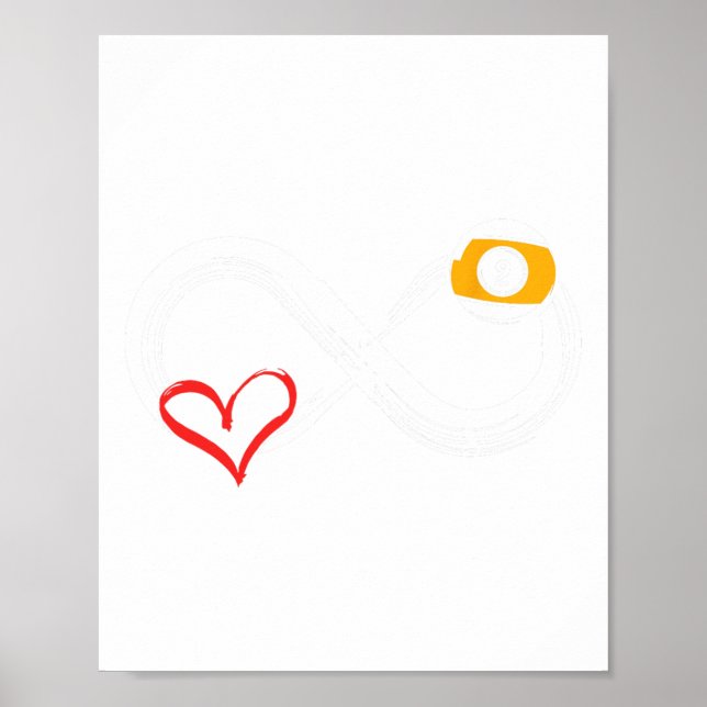 Heart For Billiard Snooker 8 Ll Pool Fan Billiards Poster (Front)