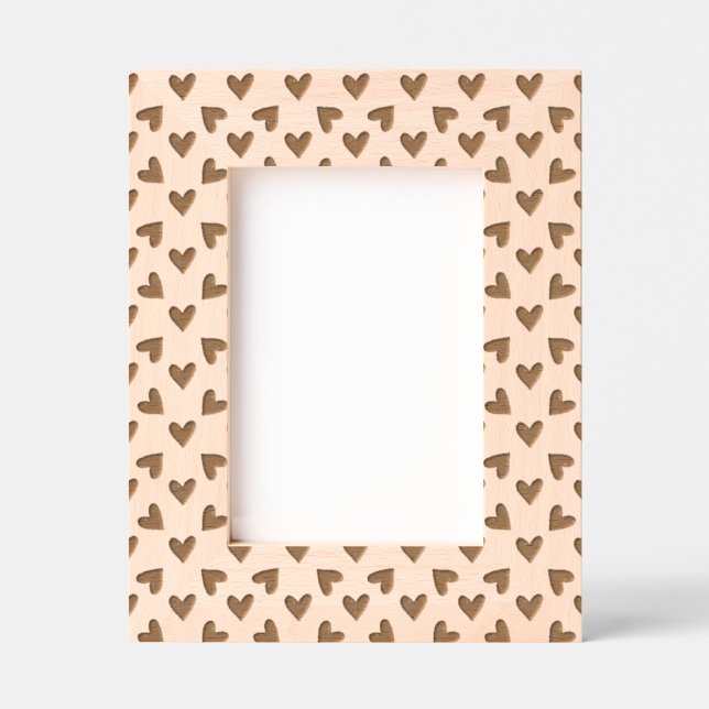 heart frame border engraved frames (Front)