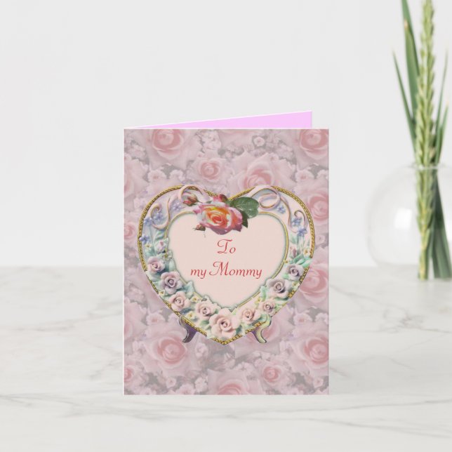 Heart Frame Mother's Day Card (Front)