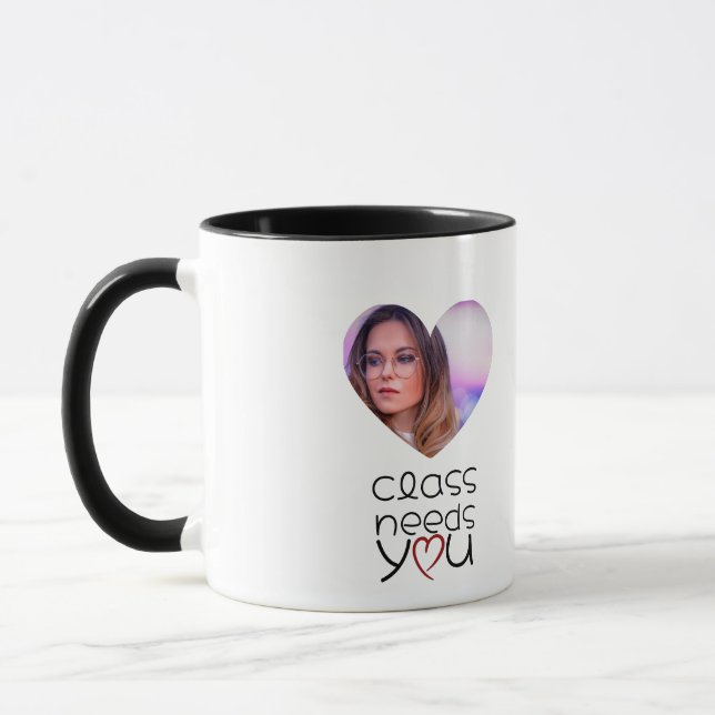 Heart Frame Teacher Appreciation Mug (Left)