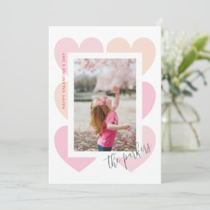 Heart Frame Valentine's day photo card