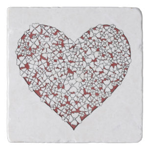 Heart Full of Flowers trivet