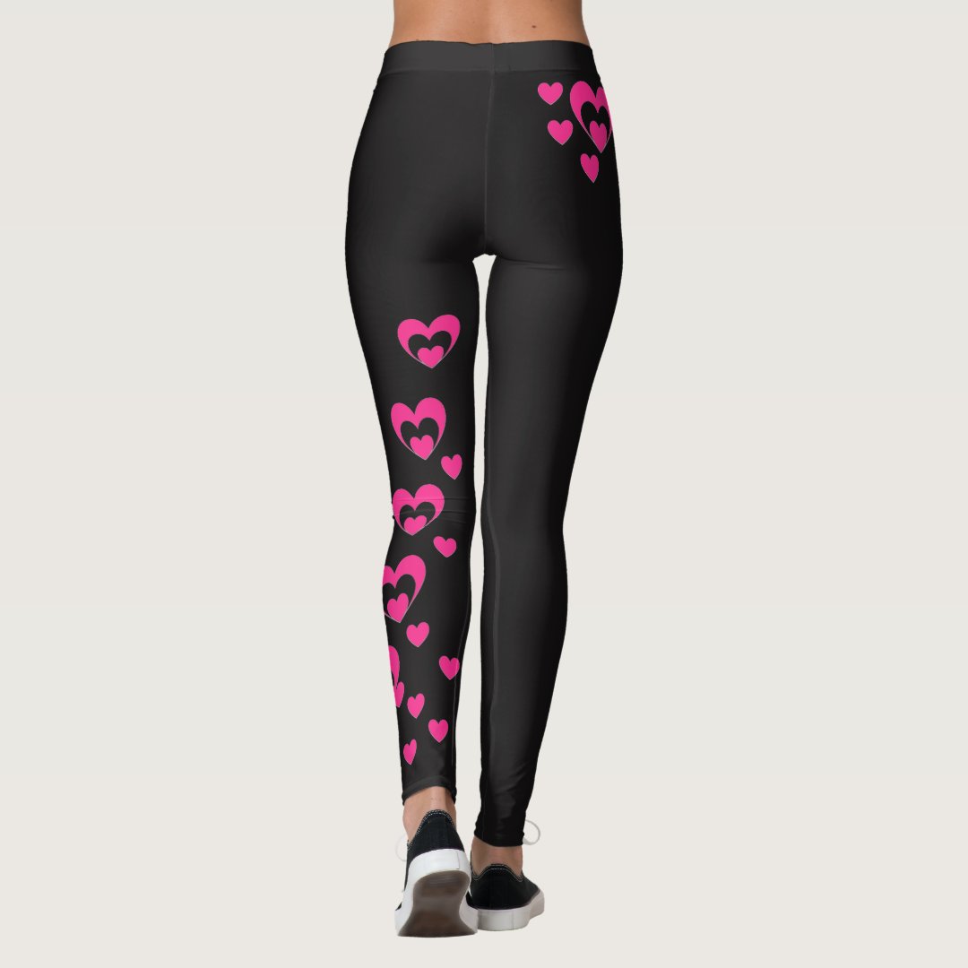 Heart full of love Leggings Zazzle