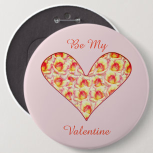 Heart full of Roses Valentine Pin