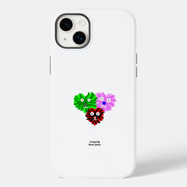 Heart Fuzzies Apple iPhone 14 Plus Case (Back)