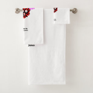 Heart Fuzzies Bathroom Towel Set