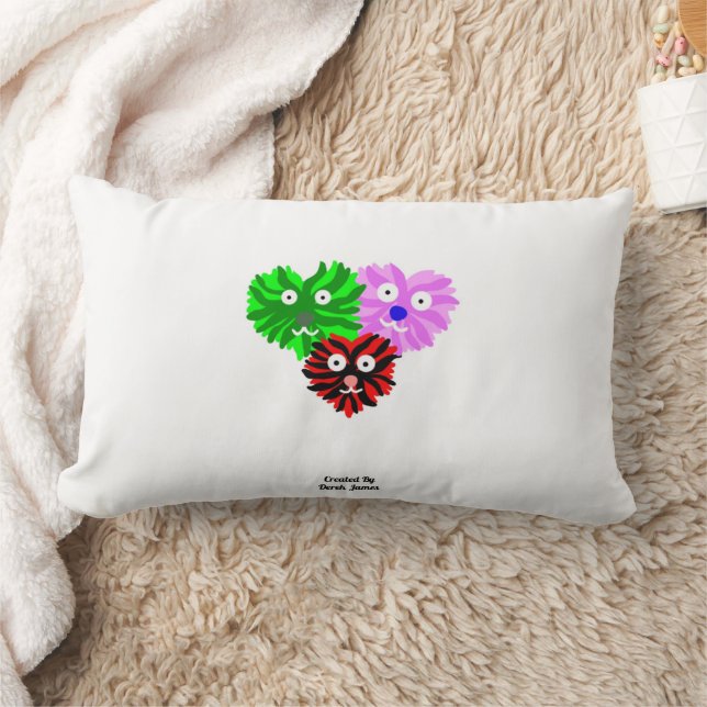 Heart Fuzzies Lumbar Pillow (Blanket)