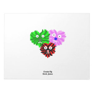 Heart Fuzzies Notepad (27.9 cm x 21.6 cm)