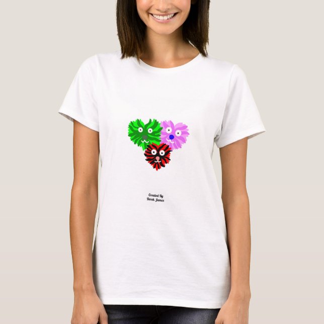 Heart Fuzzies Women's White Basic T Shirt (Front)