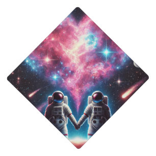 Heart Galaxy Graduation Tassel Topper