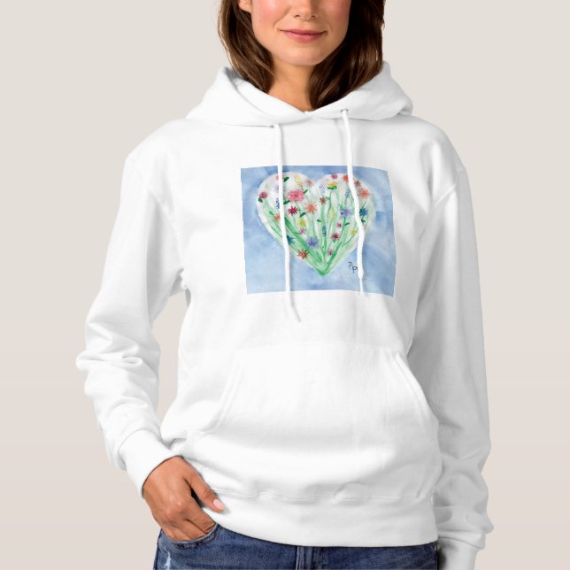 Heart Garden - KidsArt for CHOC Hoodie (Front)
