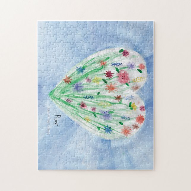 Heart Garden - KidsArt for CHOC Jigsaw Puzzle (Vertical)