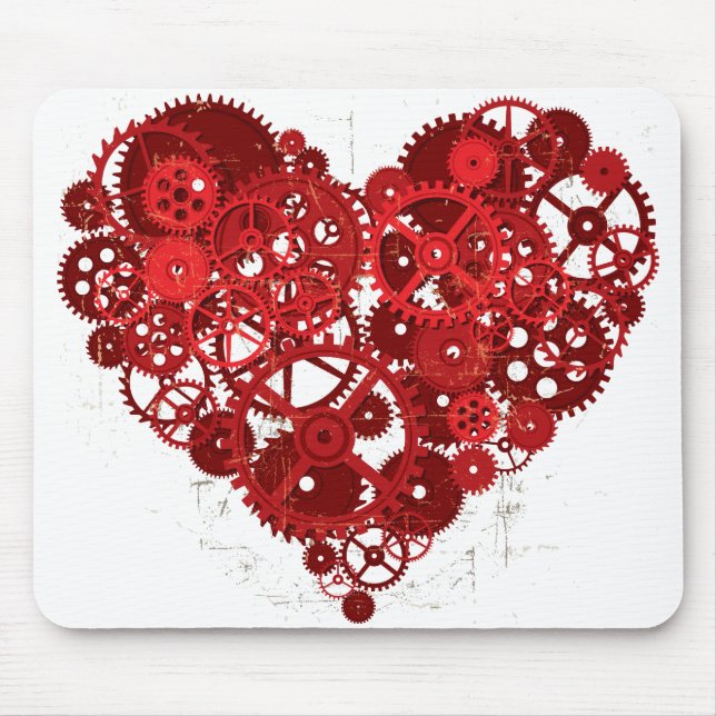 Heart_Gears_01 Mouse Pad (Front)