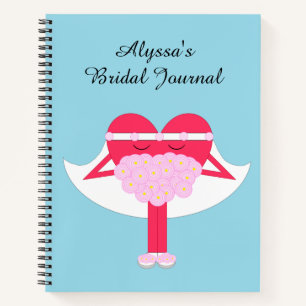 Heart Getting Married Bridal Notebook