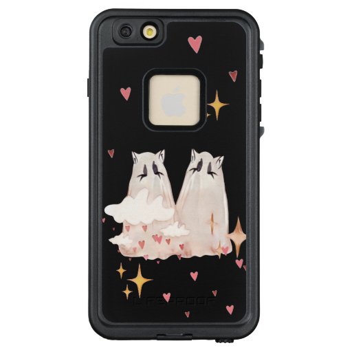Heart Ghost Cat iPhone Case