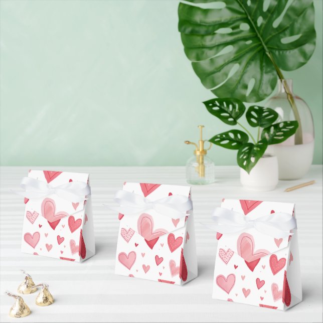heart gift bag favor boxes (Multiple)