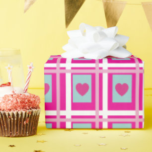 heart gift wrap for girls