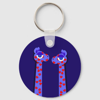 HEART GIRAFFES Keychain