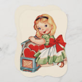 Heart Girl Child Retro Cute Children (Front/Back)