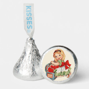 Heart Girl Child Retro Cute Children Hershey®'s Kisses®