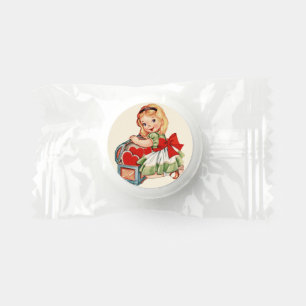 Heart Girl Child Retro Cute Children Life Saver® Mints