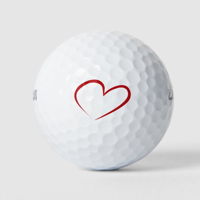 HEART Golf Balls (Front)