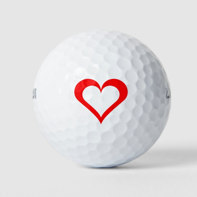 Heart Golf Balls (Front)